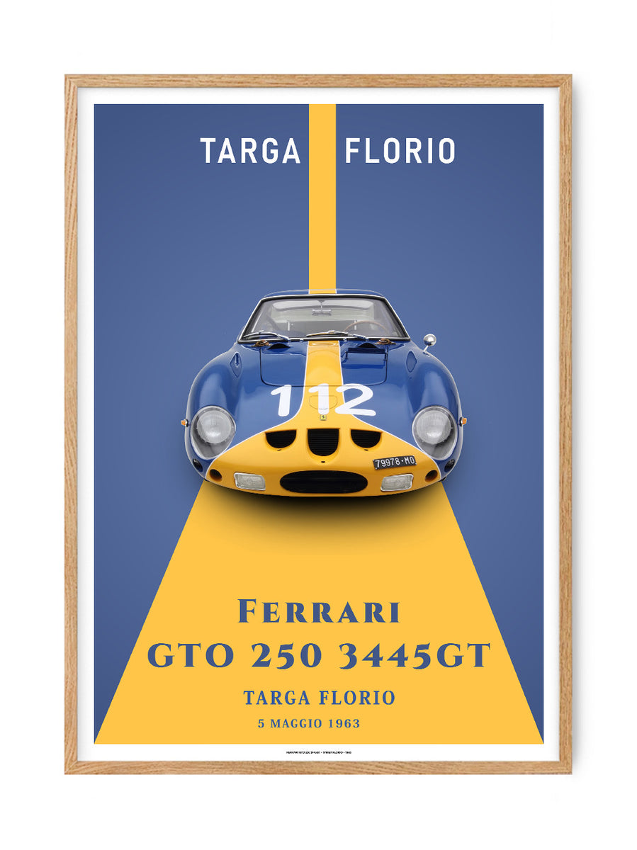 Ferrari Poster Ferrari Photos 24x36 250 GTO, Enzo Testarossa  Vintage/Modern