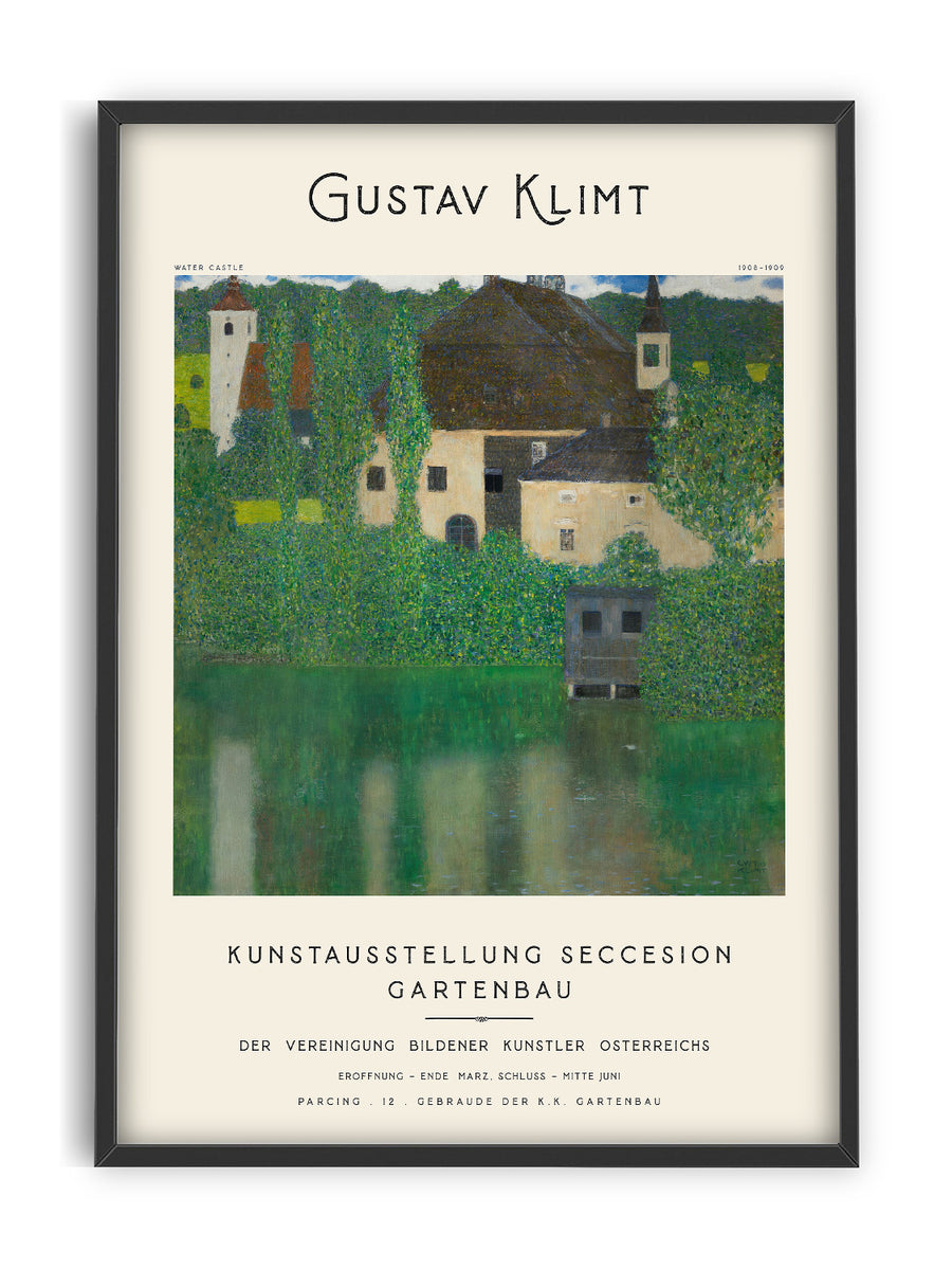 Gustav Klimt - Water Castle - Art Print - Poster - 70x100 cm