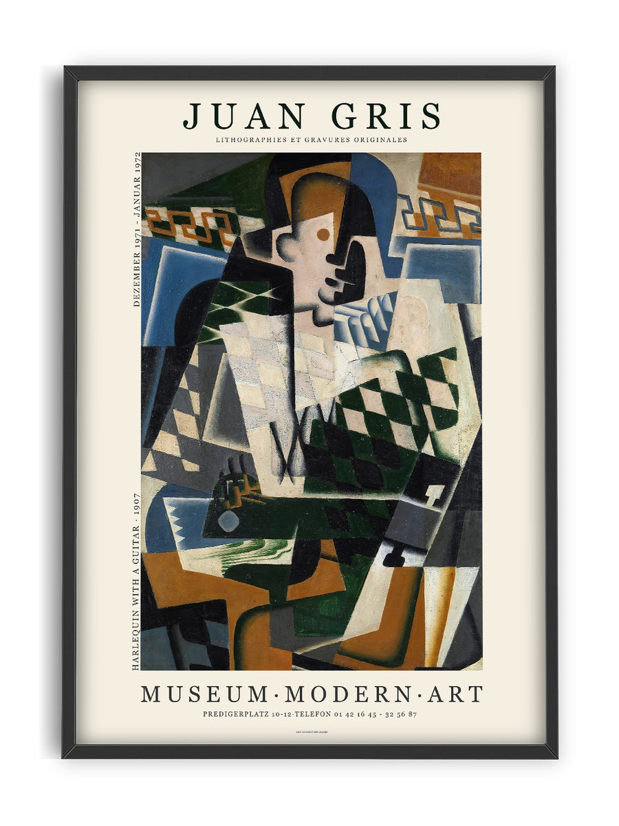 Number Painting for Adults Harlequin Painting by Juan Gris DIY Oil Painting  Paint by Number Kits