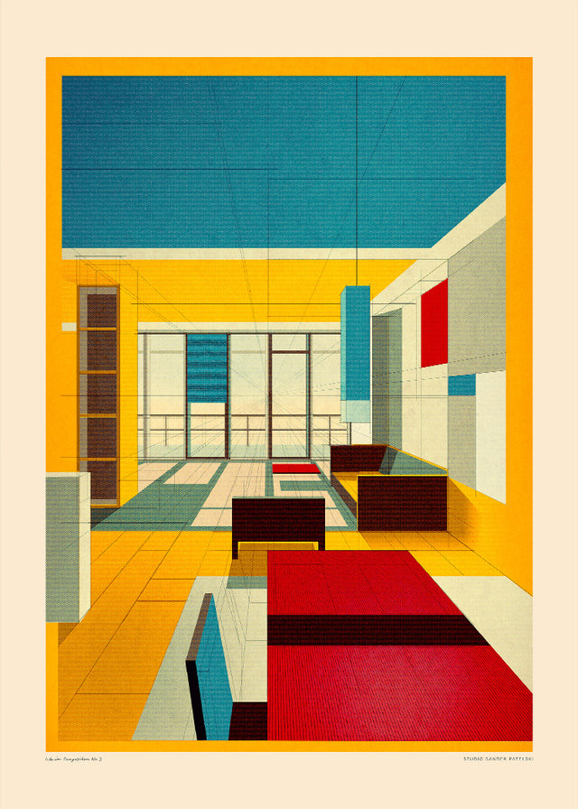 Sander Patelski - Interior Composition No.3