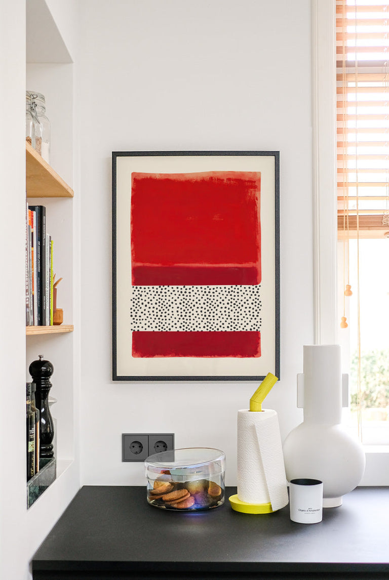 Abstract Modern Art - Red