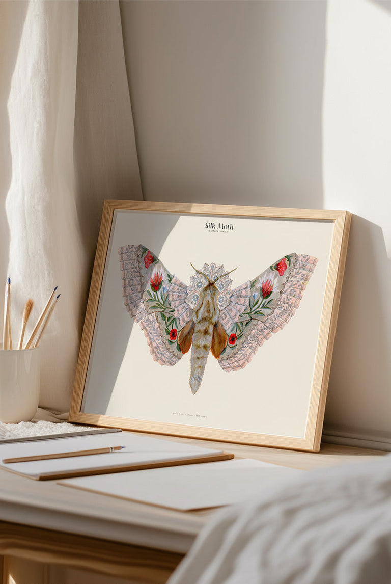 Matos - W. Morris inspired - Silk Moths No.11