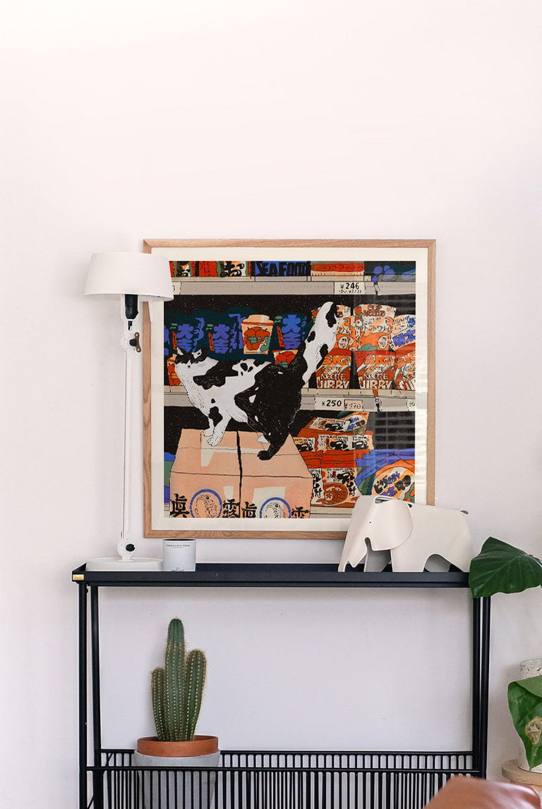 Enikő Eged - Bodega Cat Shop | Art print Poster