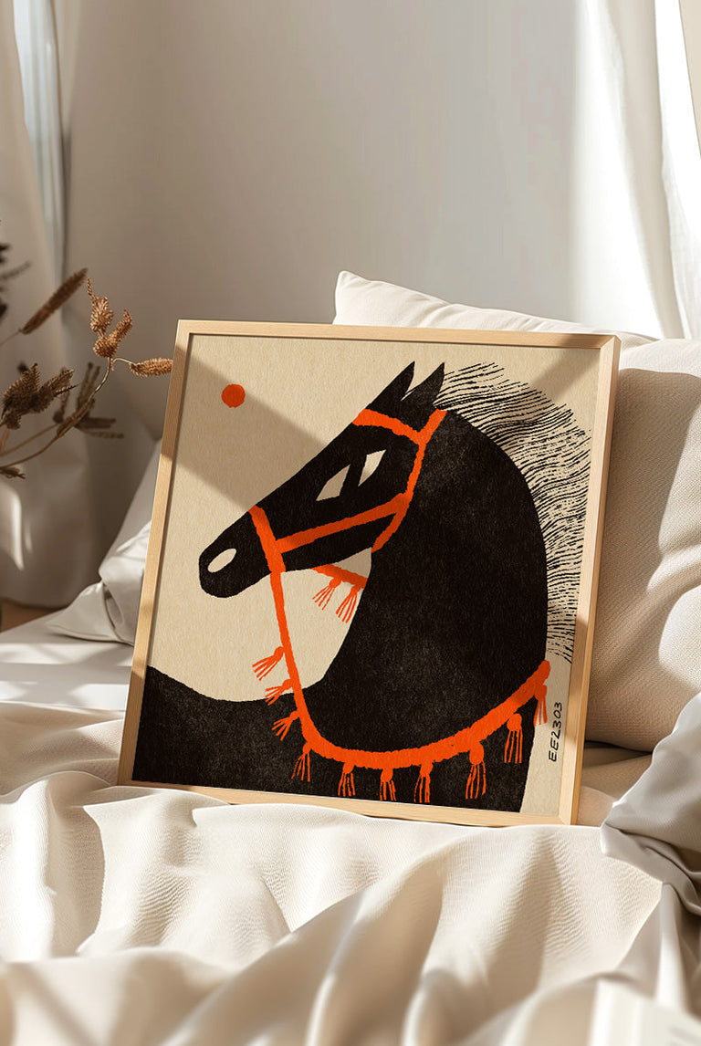 Enikő Eged - Horse Portrait | Art print Poster