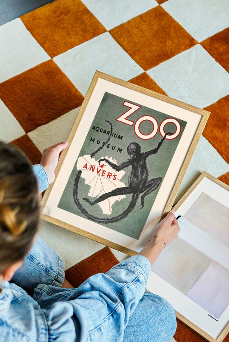 Vintage Zoo - Anvers poster