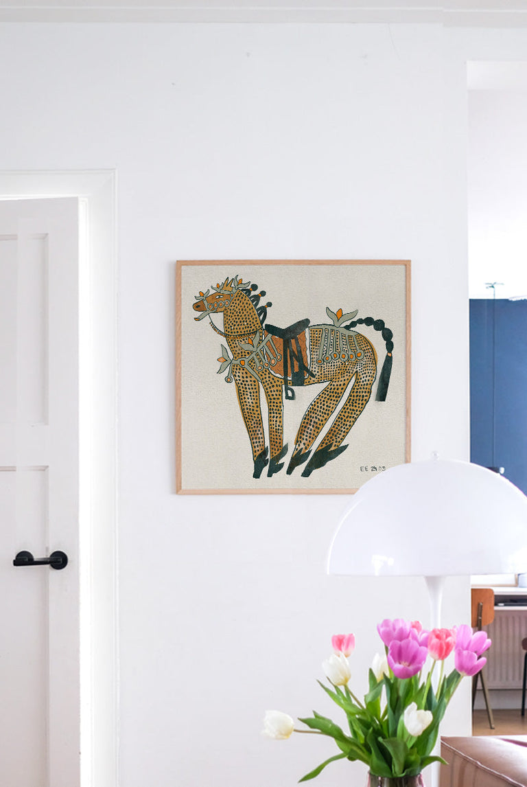 Enikő Eged - Scythian spotted horse | Art print Poster