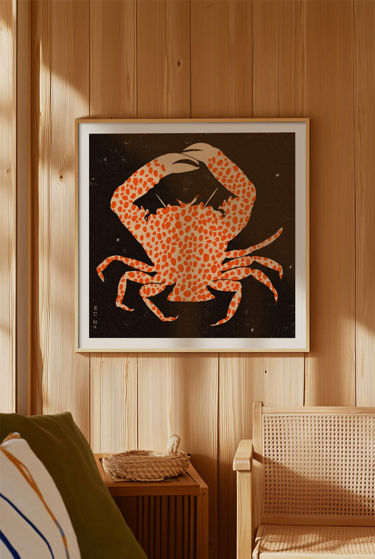 Enikő Eged - Spotted Calico Crab | Art print Poster