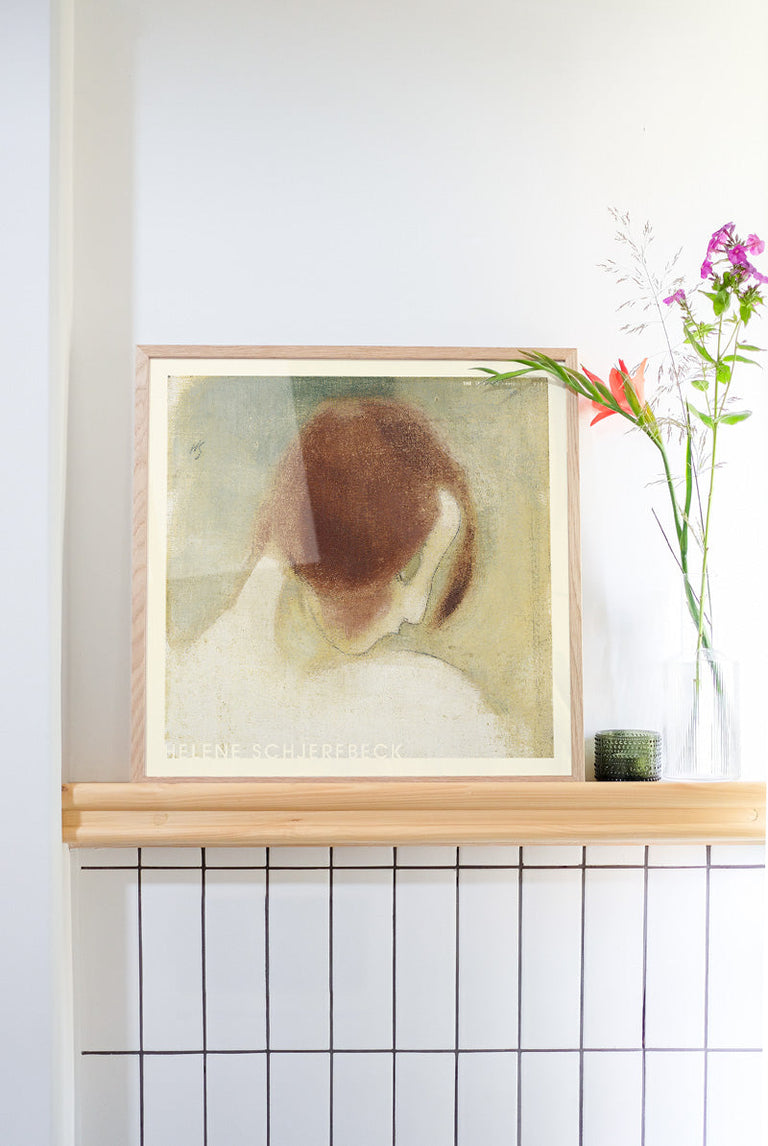 Helene Schjerfbeck - The Red-Haired Girl | Art print Poster