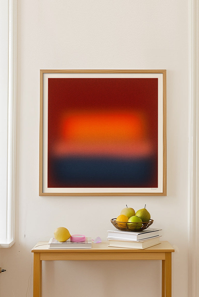 Marin - Sunset glow | Art print Poster