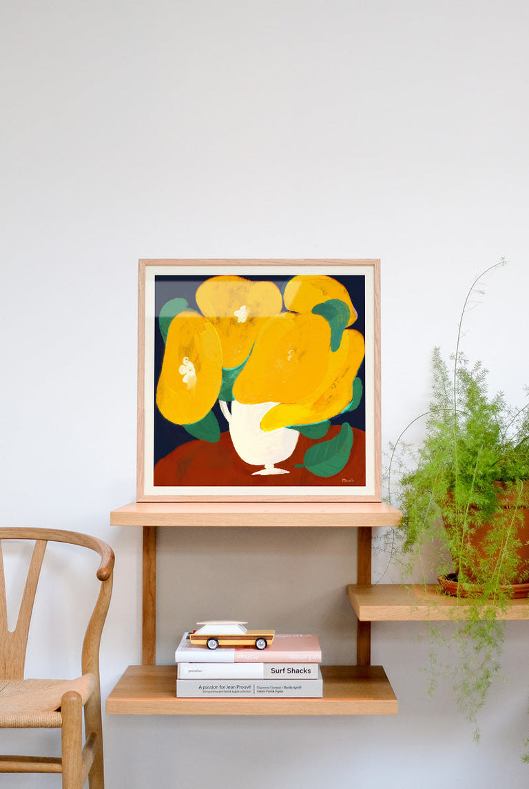 Marco - Yellow Flowers | Art print Poster