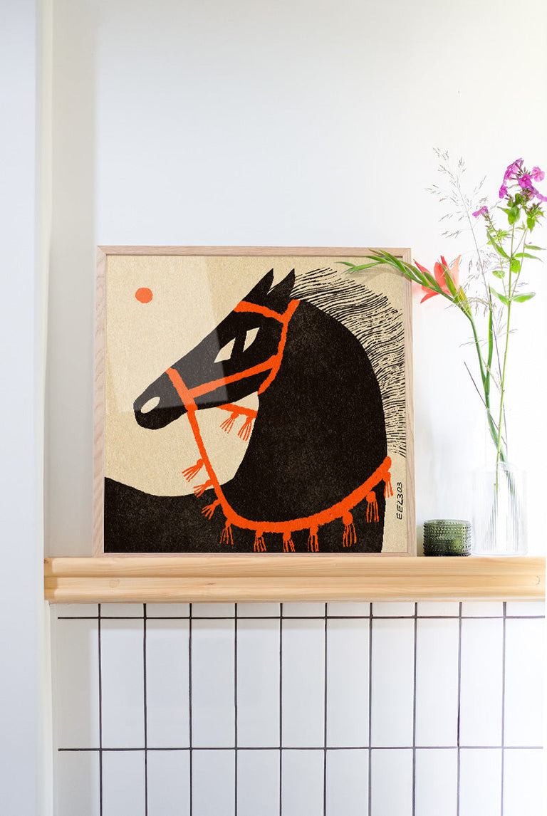 Enikő Eged - Horse Portrait | Art print Poster