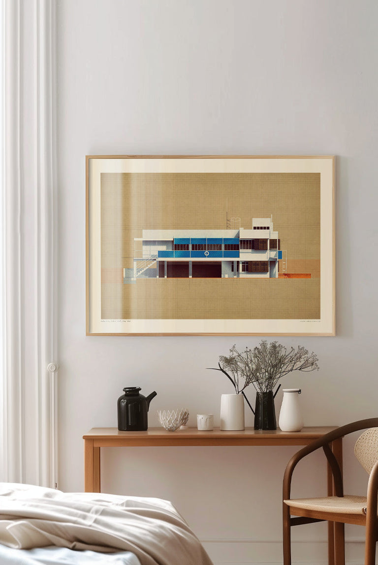 Sander Patelski - Eileen Gray Villa | Art print Poster