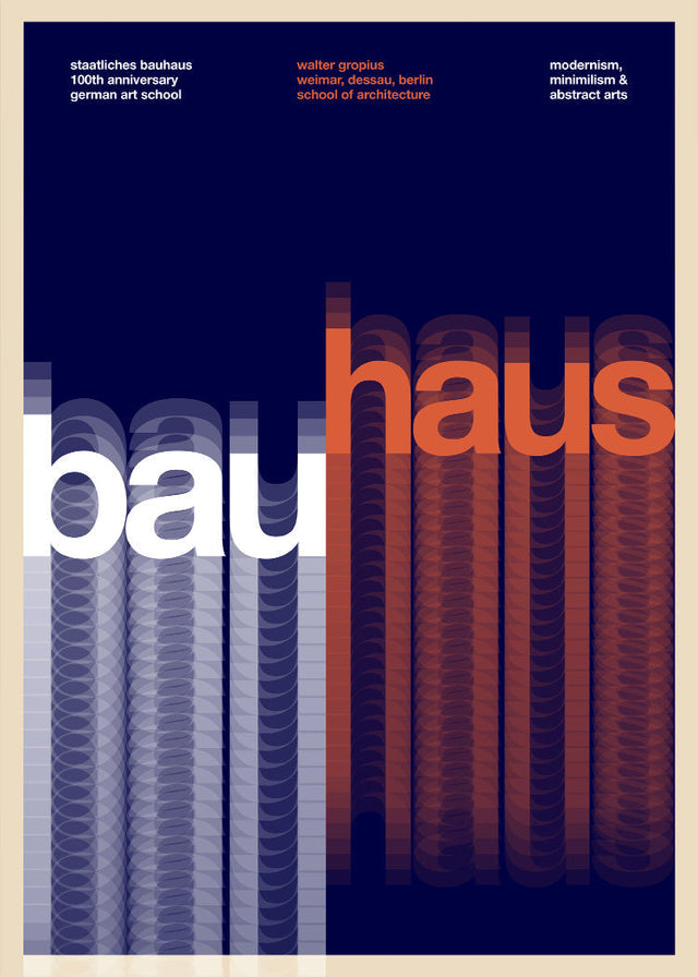 Bauhaus - Walter Gropius poster 1919