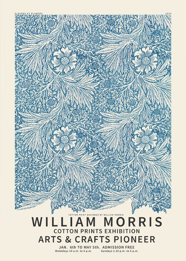 William Morris - Arts & crafts pioneer blue