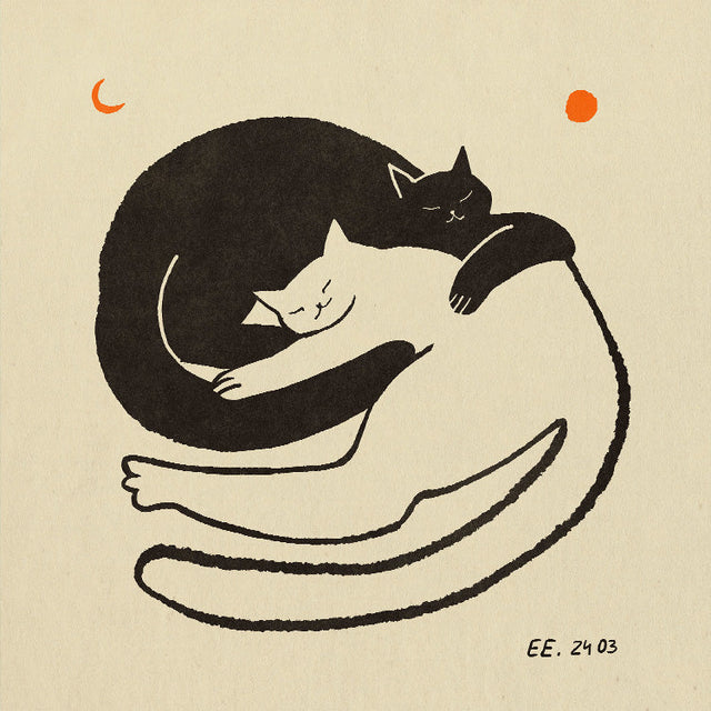 Enikő Eged - Cuddles | Art print Poster