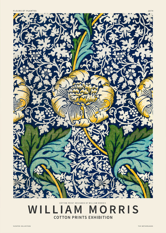 William Morris - Fleurs Bleues