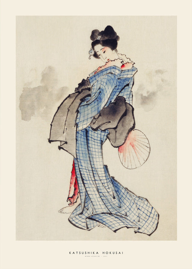 Katsushika Hokusai - Woman standing