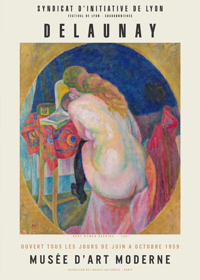 Robert Delaunay - Nude reading