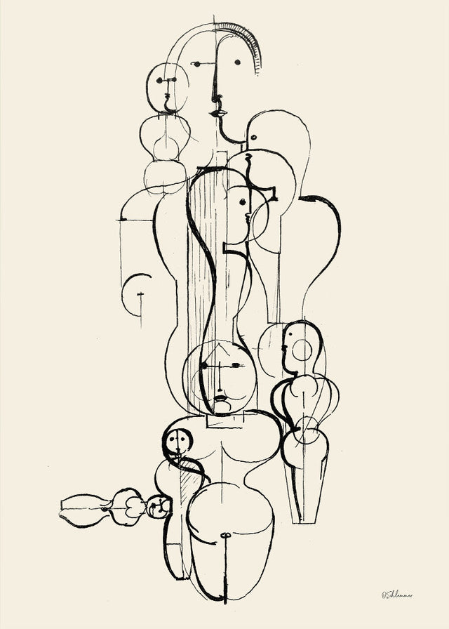 Oskar Schlemmer - Line Figure