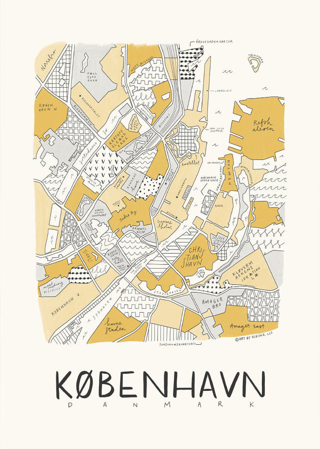 Aleisha - københavn Neighborhood Map - Copenhagen