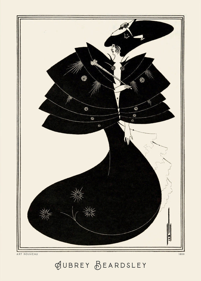 Aubrey Beardsley - Black Cape