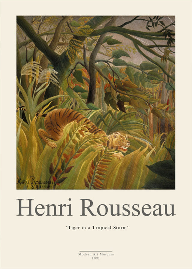 Henri Rousseau - Tiger