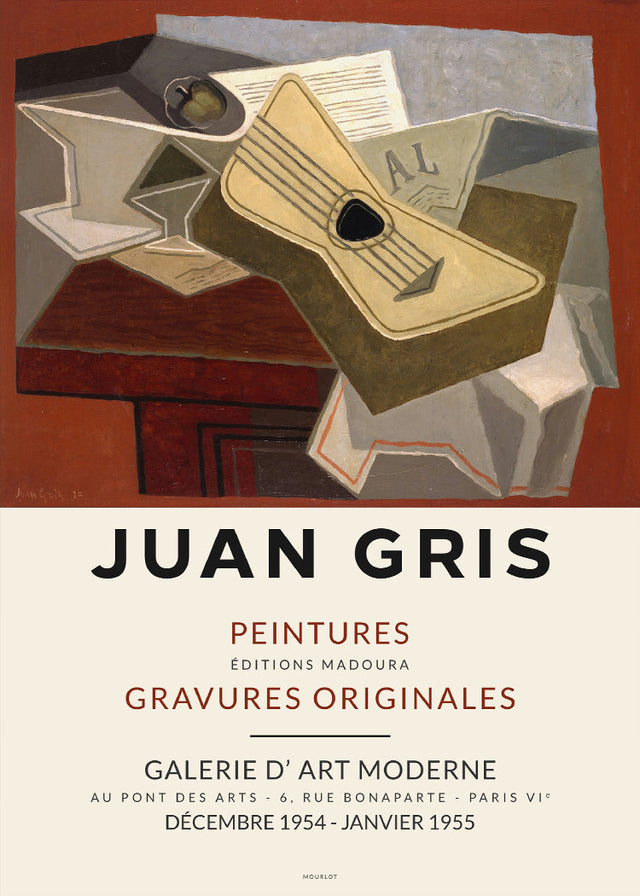 Juan Gris - Guitar and Newspaper