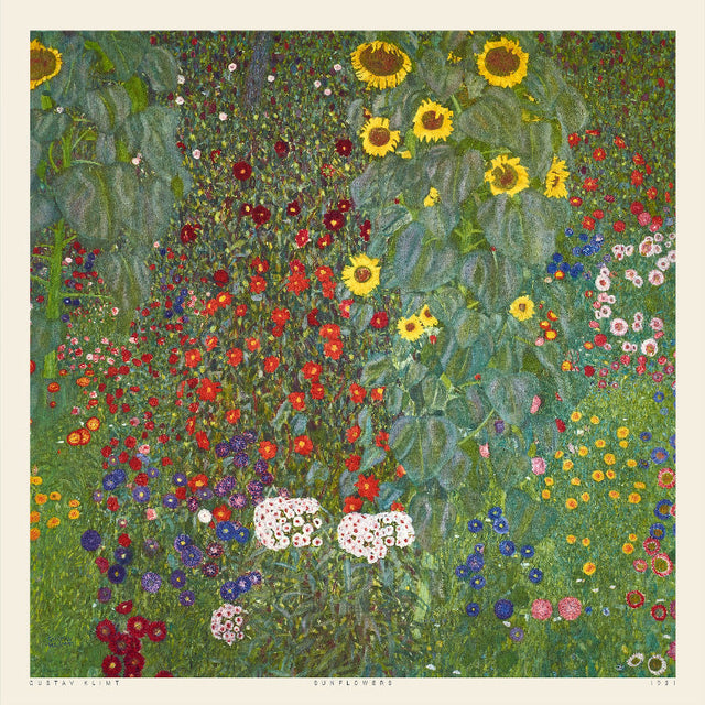 Gustav Klimt  - Flower Garden | Art print Poster