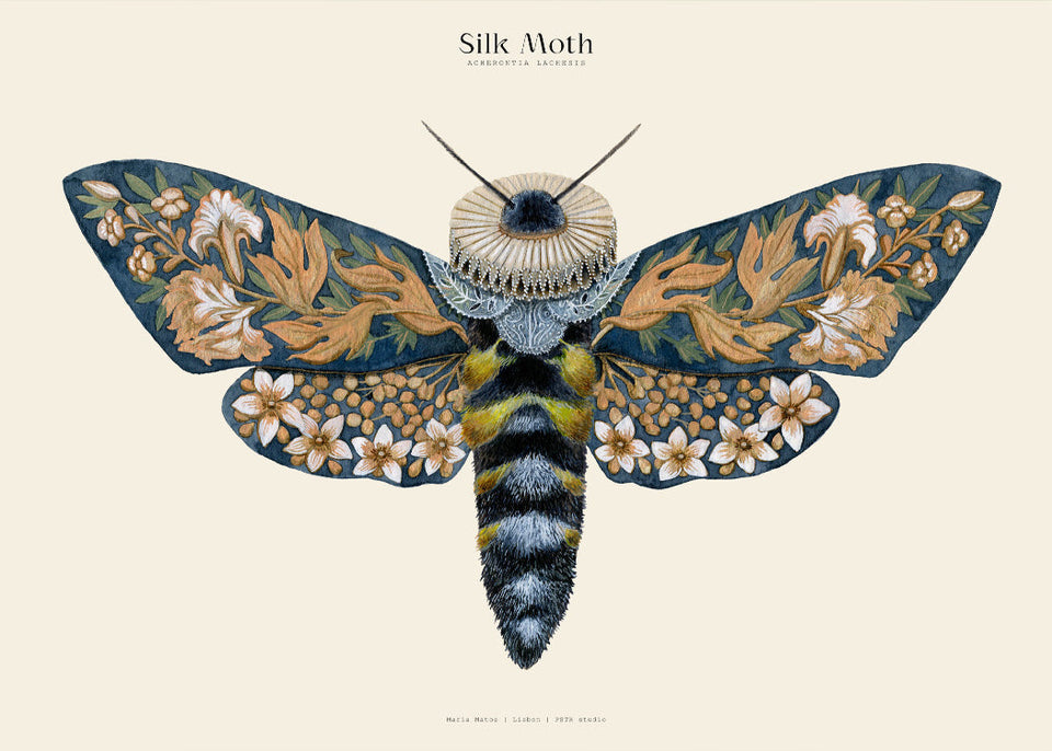 Matos - W. Morris inspired - Silk Moths No.13