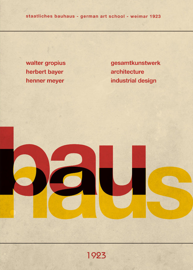 Bauhaus school - Weimar Gropius