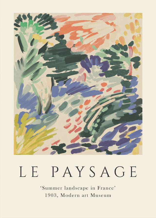 Le Paysage  - Exhibition art