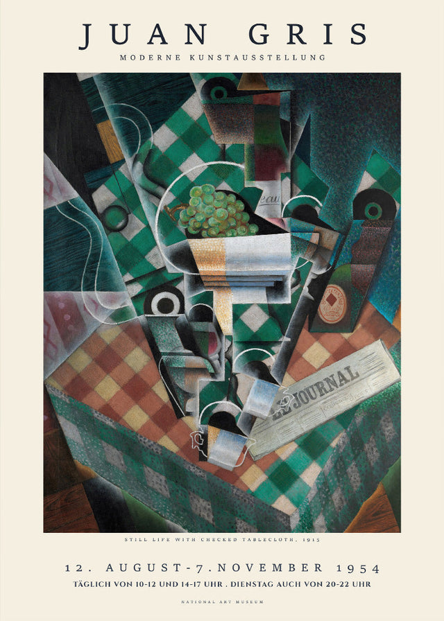 Juan Gris - Checked Tablecloth