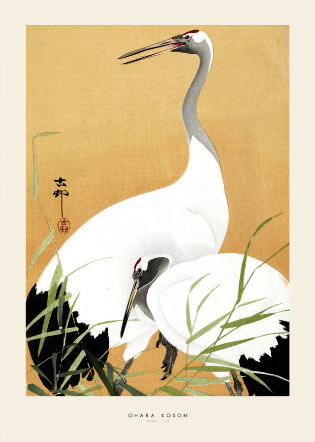 Ohara Koson - Cranes