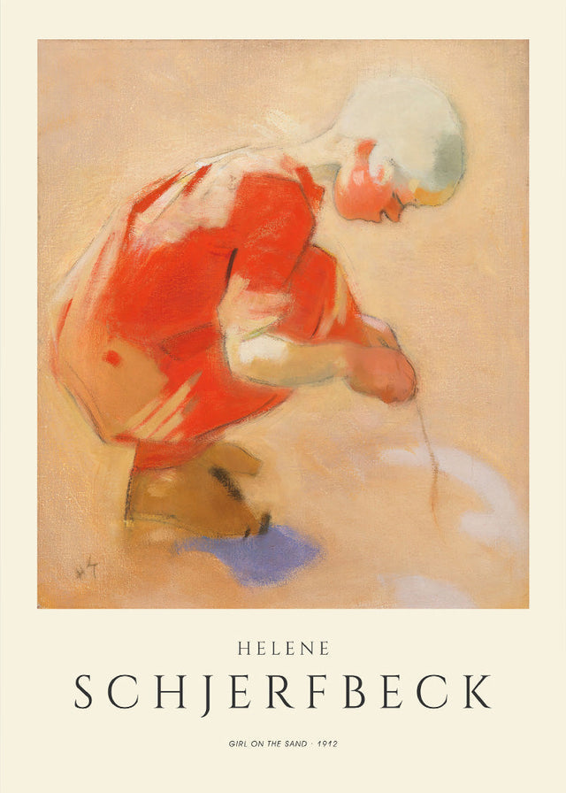 Helene Schjerfbeck - Girl on the Sand