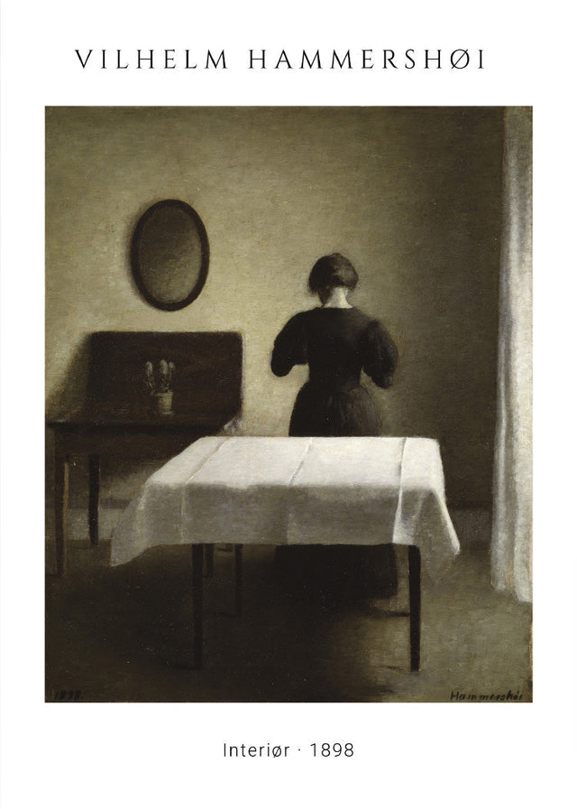 Vilhelm Hammershøi - Interior 1898