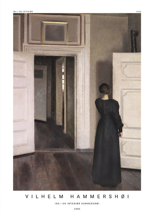 Vilhelm Hammershøi - Interior woman