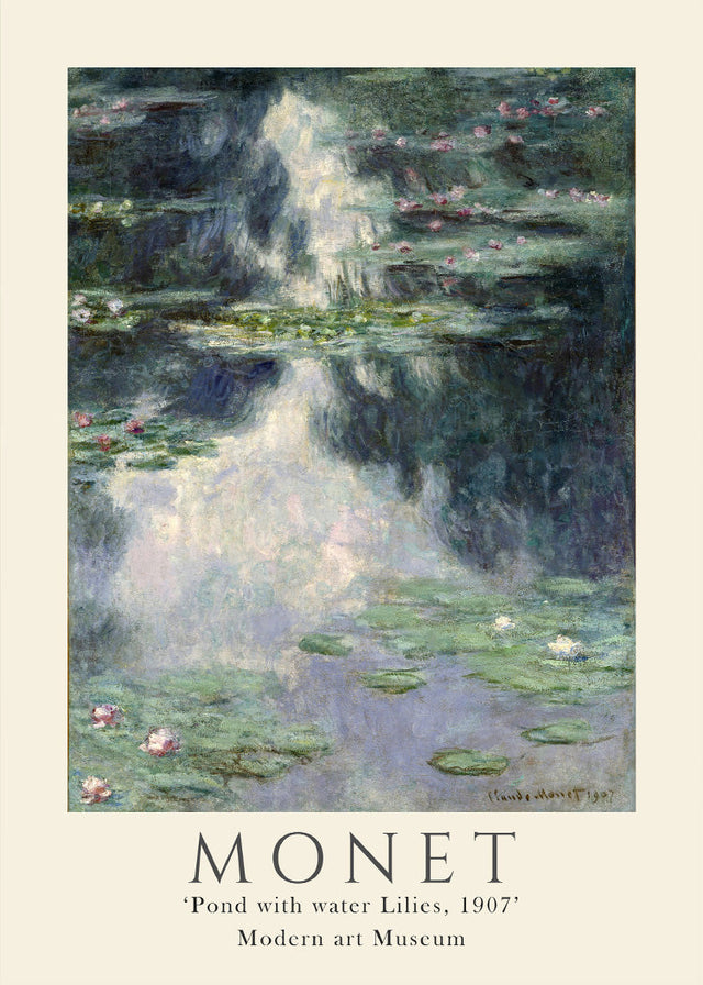 Claude Monet - Pond with lilies