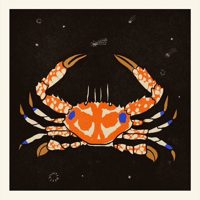 Enikő Eged - Starry Magic Crab | Art print Poster