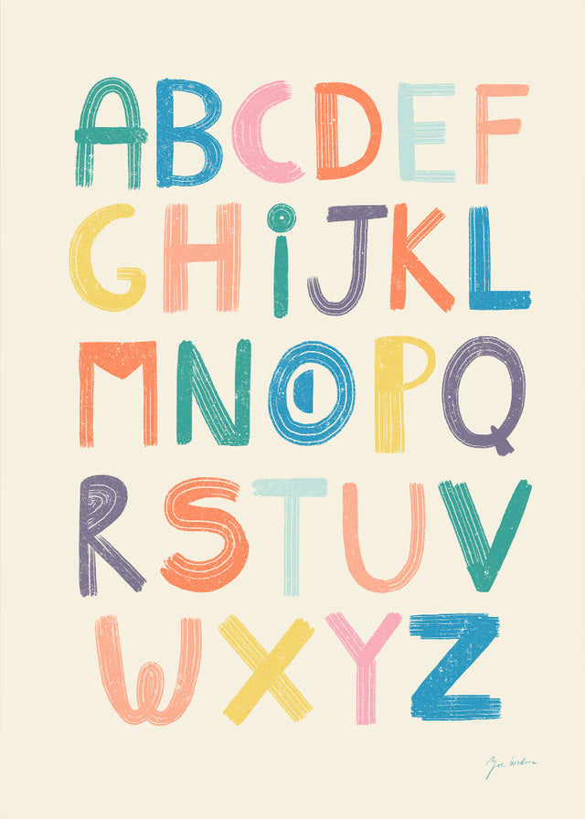 Zoe - Groovy Alphabet - Bright