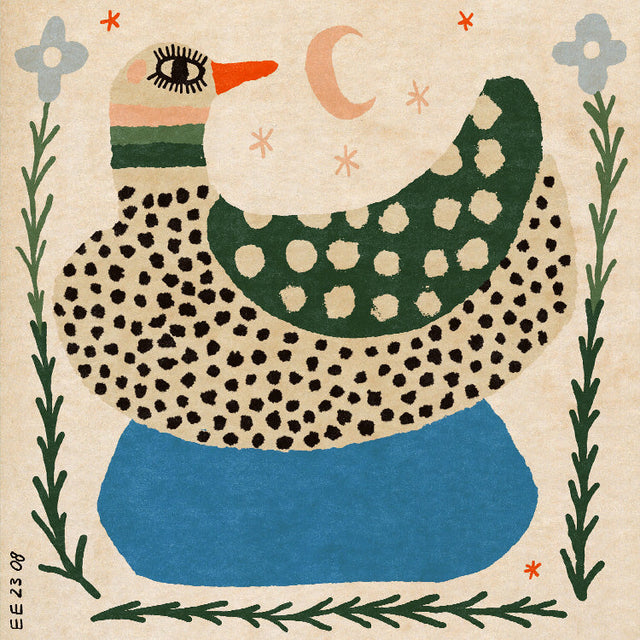 Enikő Eged - Spotted Duck | Art print Poster