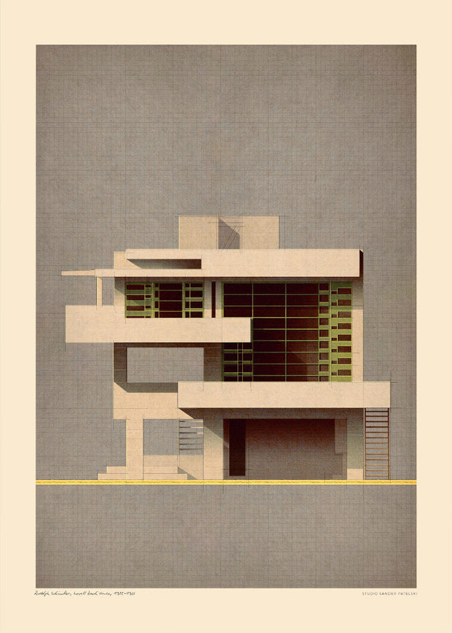 Sander Patelski - Rudolph Schindler Lovell Beach House 1922-1926