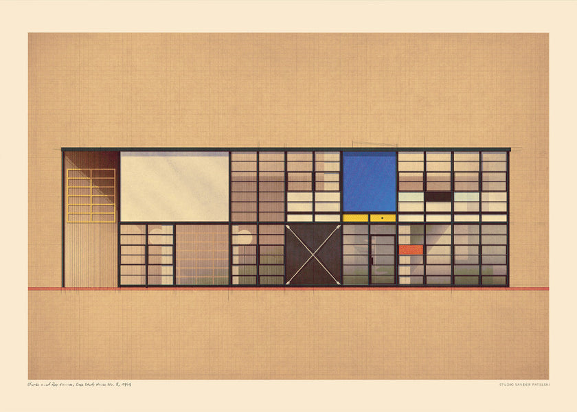 Sander Patelski - Charles and Ray Eames Case Study House No. 8, 1949