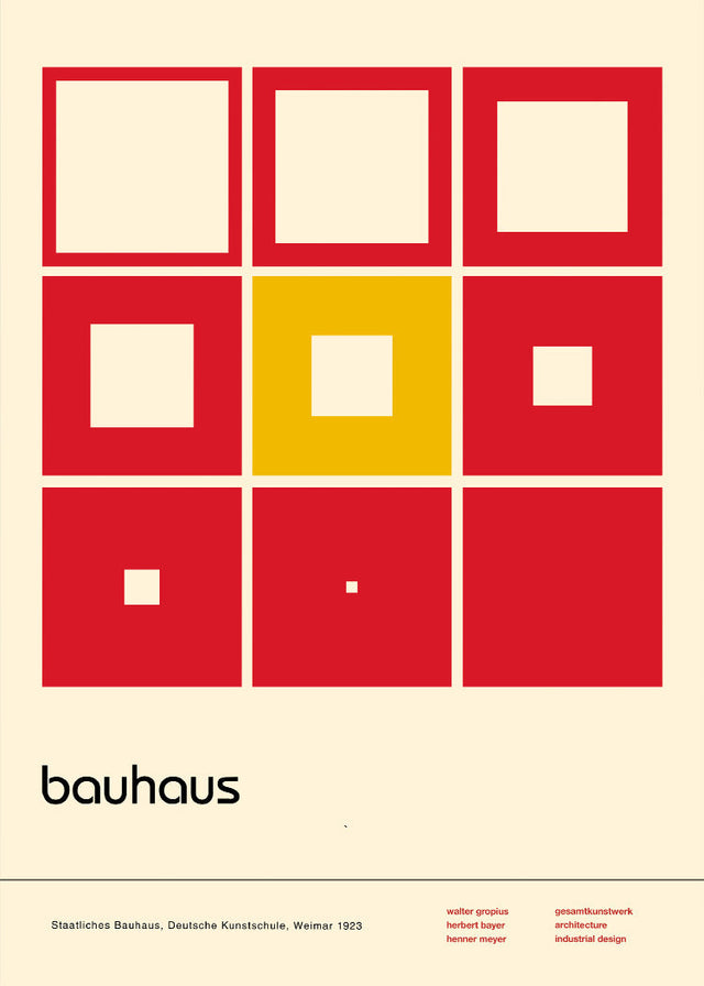 Bauhaus exhibition - Red