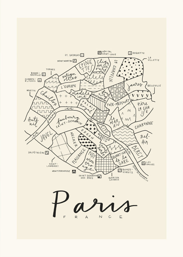 Aleisha - Paris Neighborhood Map