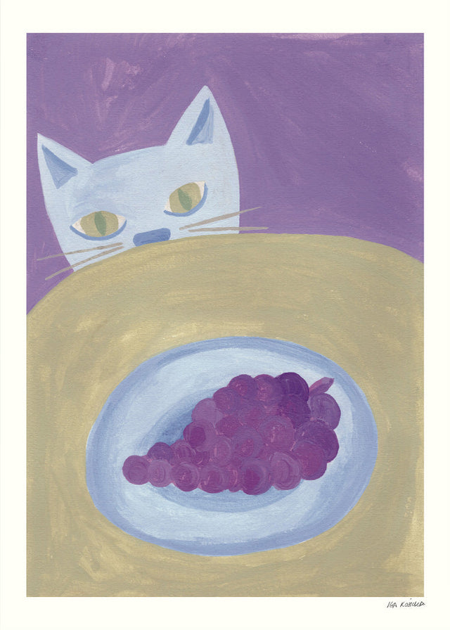 Iga Kosicka - Cat likes grapes