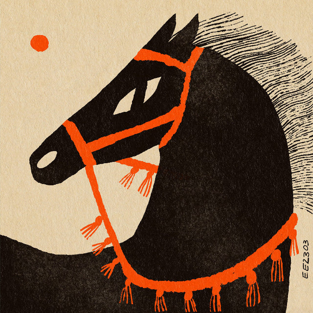 Enikő Eged - Horse Portrait | Art print Poster