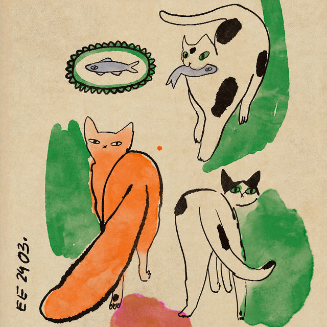 Enikő Eged - Furry Friends II | Art print Poster