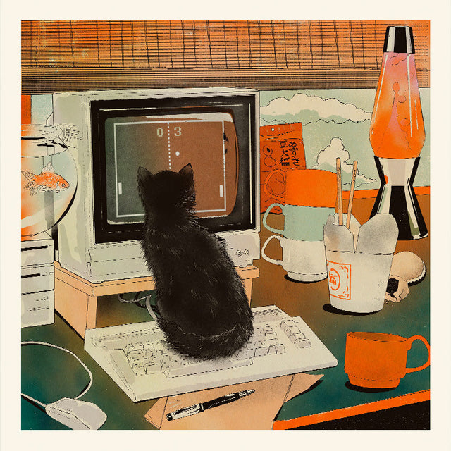 Enikő Eged - Bodega Cat Pong | Art print Poster