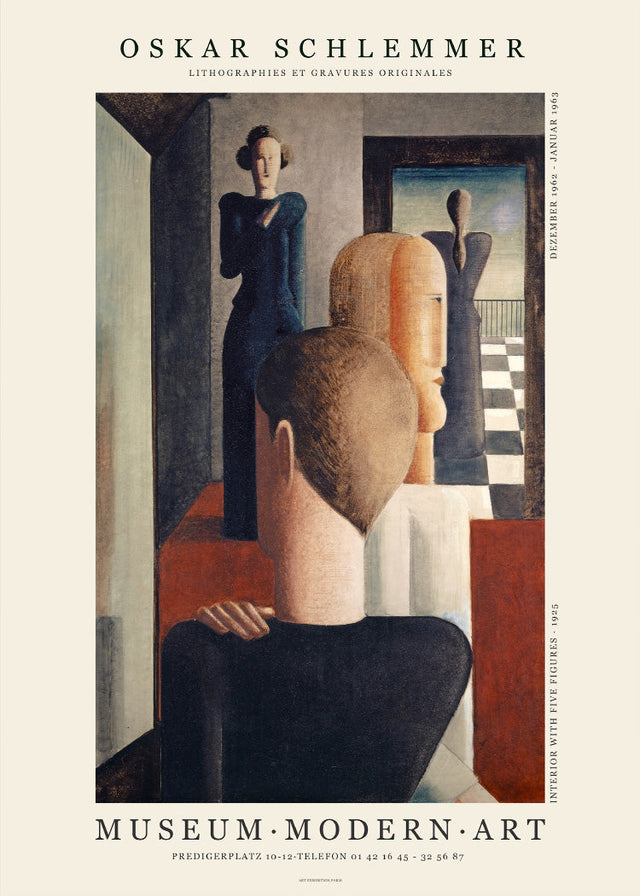 Oskar Schlemmer - Five Figures