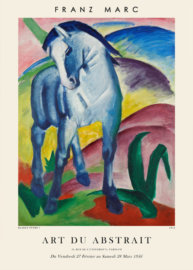 Franz Marc - Blaues Pferd I